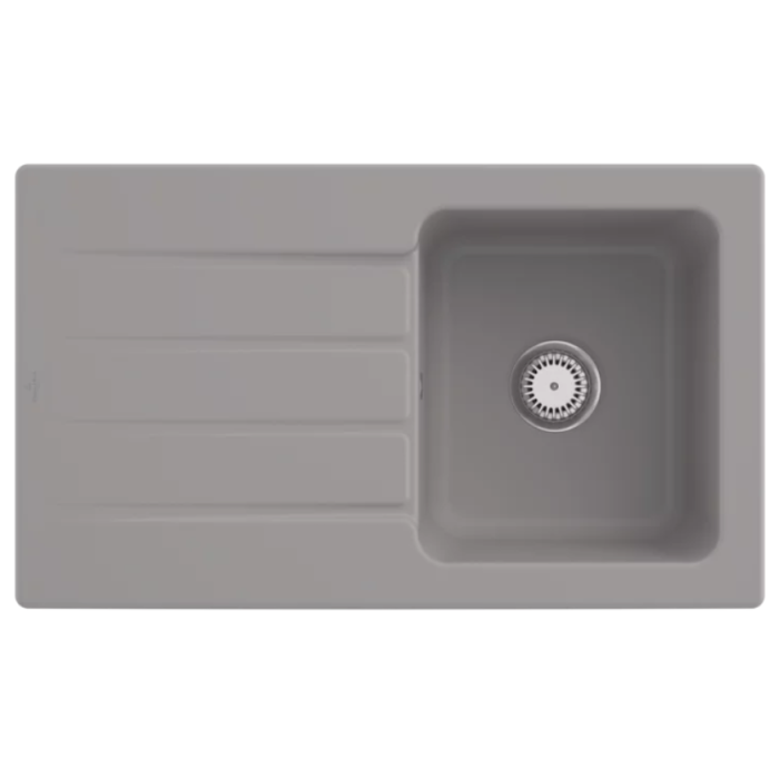Keramický dřez Villeroy & Boch Architectura 50, Fossil, Excentr ne