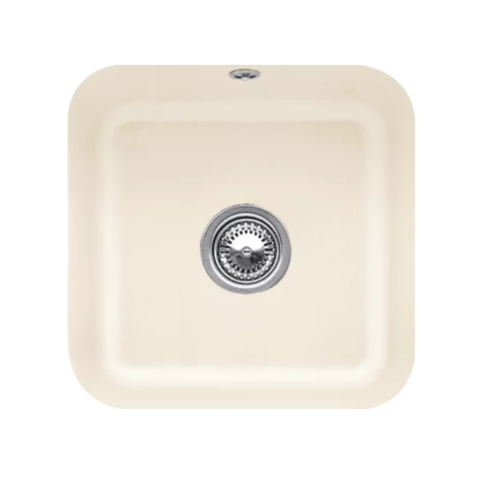 Keramický dřez Villeroy & Boch Cisterna 50, Ivory, Excentr ano