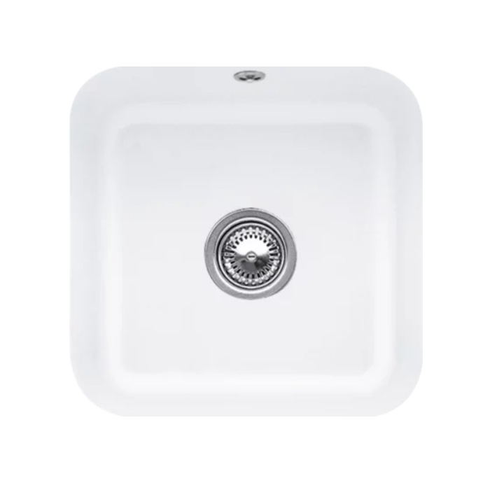 Keramický dřez Villeroy & Boch Cisterna 50, Stone white, Excentr ano