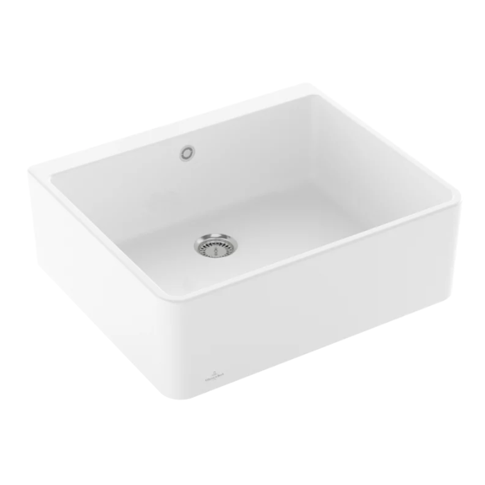 Modulový dřez Villeroy & Boch Farmhouse 60 X, White Alpin, Excentr ne
