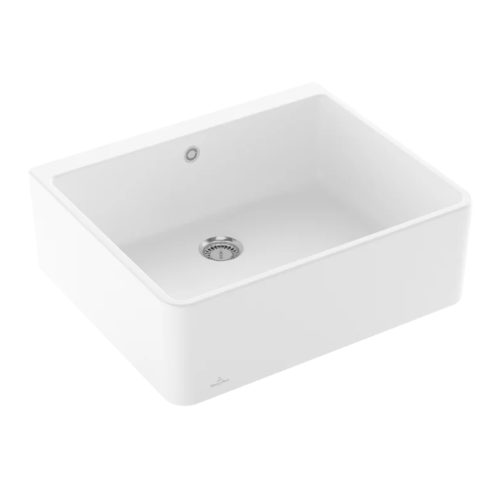 Modulový dřez Villeroy & Boch Farmhouse 60 X, Stone white, Excentr ano