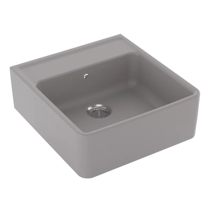 Modulový dřez Villeroy & Boch Single-bowl sink 60 cm, Fossil, Excentr ne