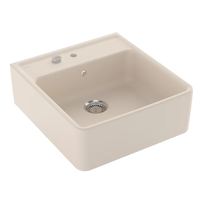 Modulový dřez Villeroy & Boch Single-bowl sink 60 cm, Ivory, Excentr ano
