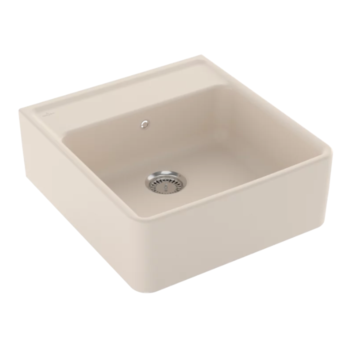 Modulový dřez Villeroy & Boch Single-bowl sink 60 cm, Ivory, Excentr ne