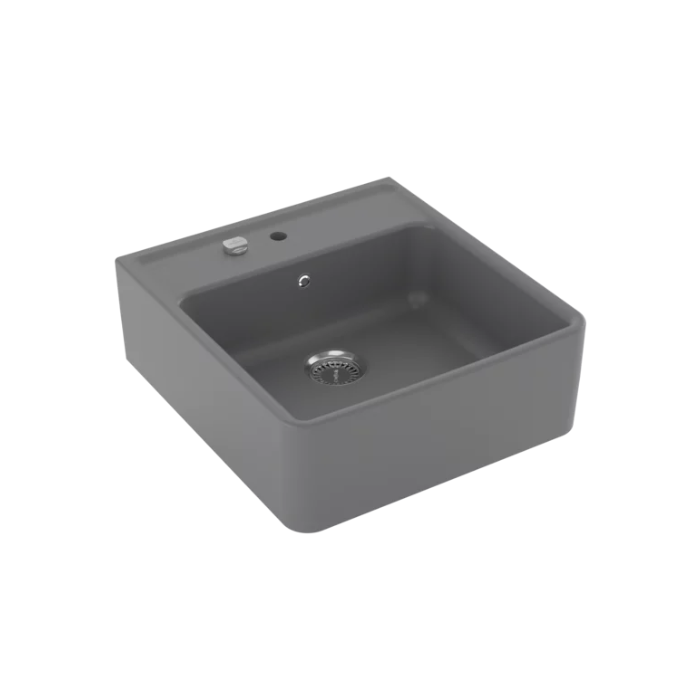 Modulový dřez Villeroy & Boch Single-bowl sink 60 cm, Stone, Excentr ano