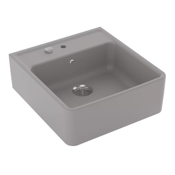 Modulový dřez Villeroy & Boch Single-bowl sink 60 cm, Fossil, Excentr ano