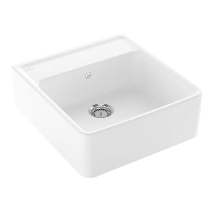 Modulový dřez Villeroy & Boch Single-bowl sink 60 cm, Stone white, Excentr ne