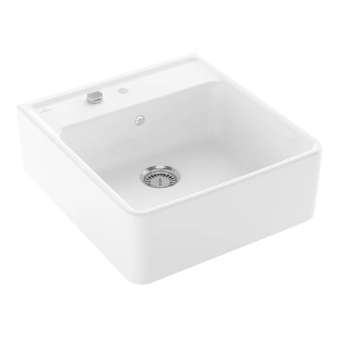 Modulový dřez Villeroy & Boch Single-bowl sink 60 cm, White Alpin, Excentr ano