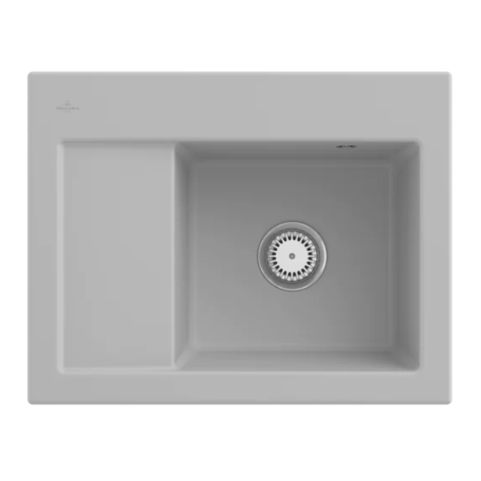 Keramický dřez Villeroy & Boch Subway 45 Compact, Steam, Dřez vpravo, Excentr ano