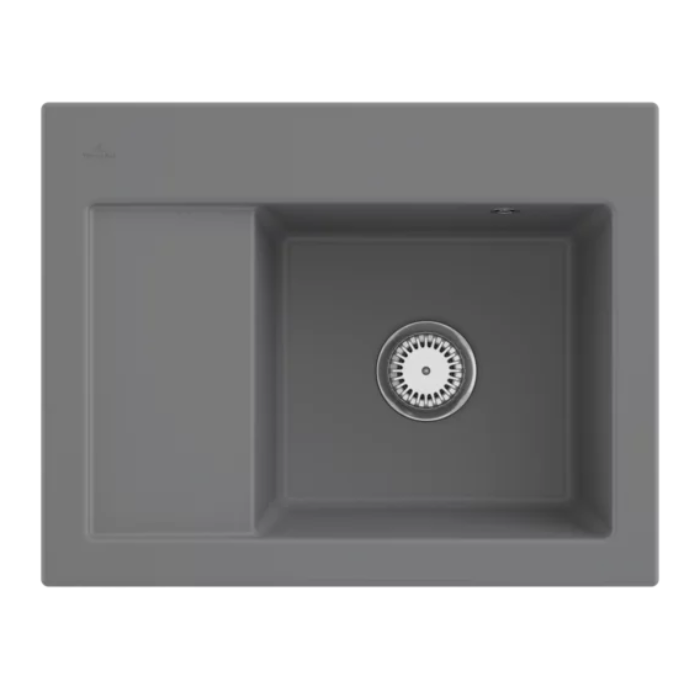 Keramický dřez Villeroy & Boch Subway 45 Compact, Stone, Dřez vpravo, Excentr ne