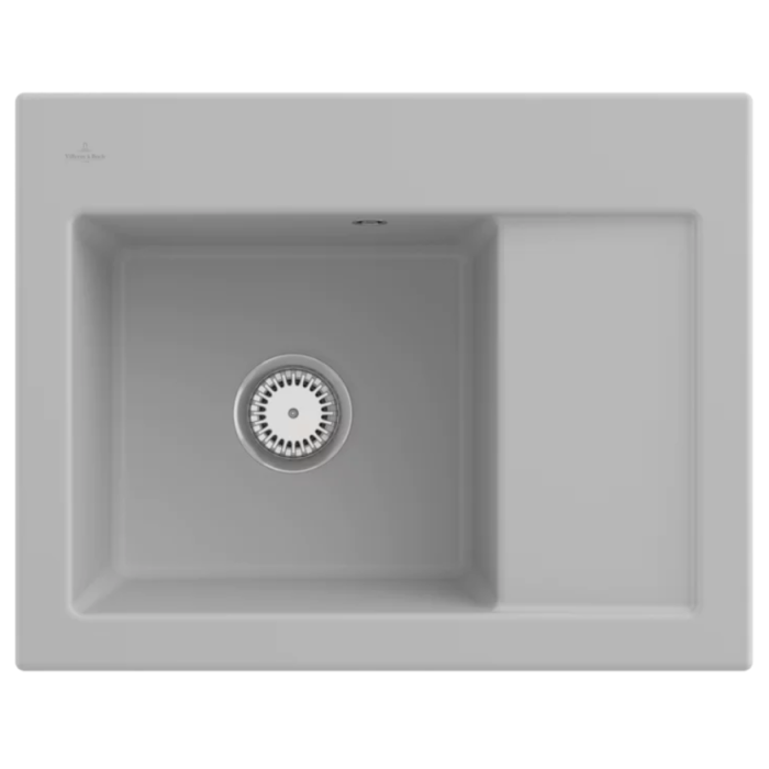 Keramický dřez Villeroy & Boch Subway 45 Compact, Steam, Dřez vlevo, Excentr ano