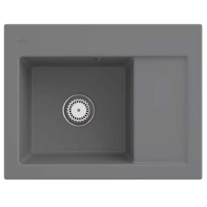 Keramický dřez Villeroy & Boch Subway 45 Compact, Stone, Dřez vlevo, Excentr ne