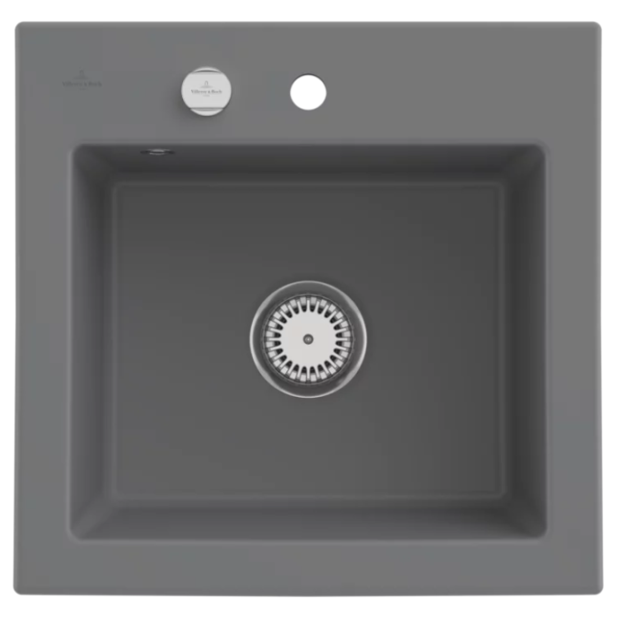 Keramický dřez Villeroy & Boch Subway 50 S, Stone, Excentr ne