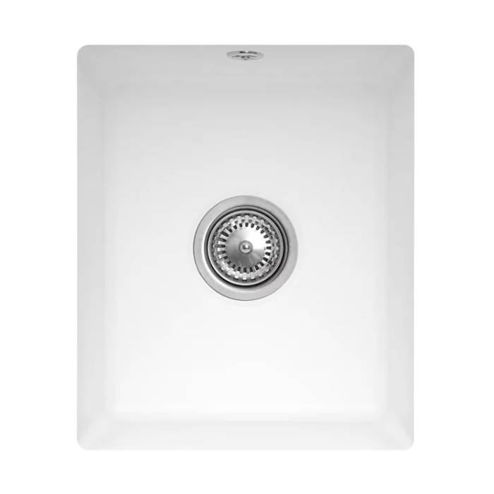Keramický dřez Villeroy & Boch Subway 50 SU, Stone white, Excentr ano