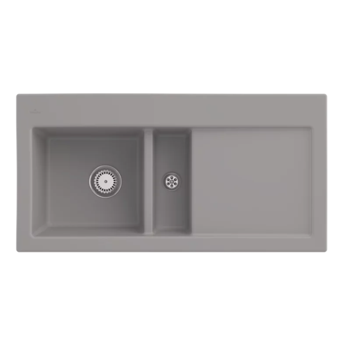 Keramický dřez Villeroy & Boch Subway 60, Fossil, Dřez vlevo, Excentr ne