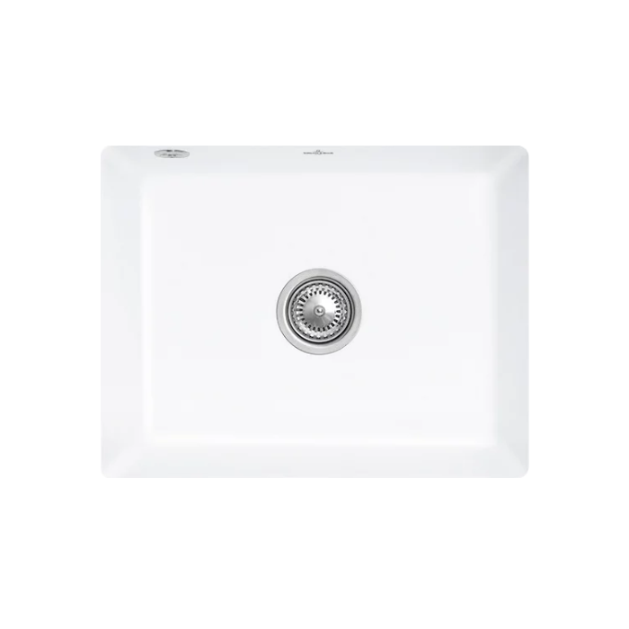 Keramický dřez Villeroy & Boch Subway 60 SU, Stone white, Excentr ano