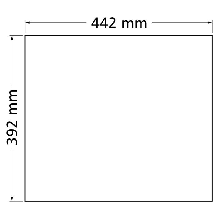 Granitový dřez Sinks Frame 457 ACRFR45740626, Pureblack