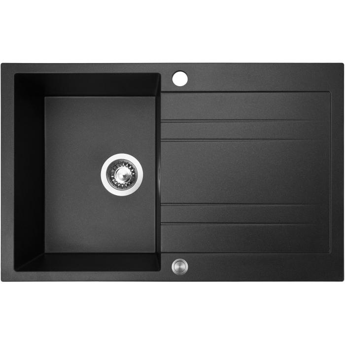 Granitový dřez Sinks Grande 800 SIGGR80051074, Metalblack