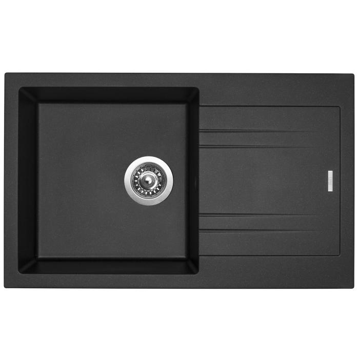 Granitový dřez Sinks Linea780 N SIGLI780480N74, Metalblack