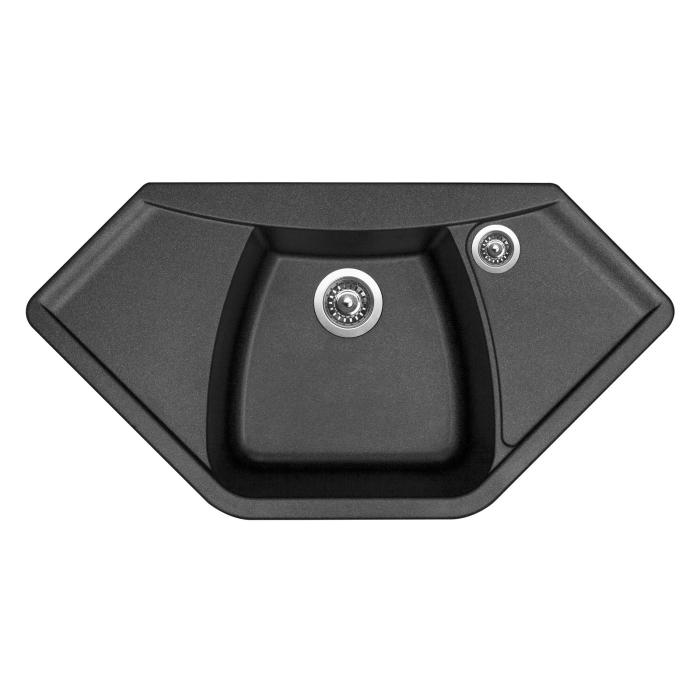 Granitový dřez Sinks Naiky 980 TLNA98051074, Metalblack