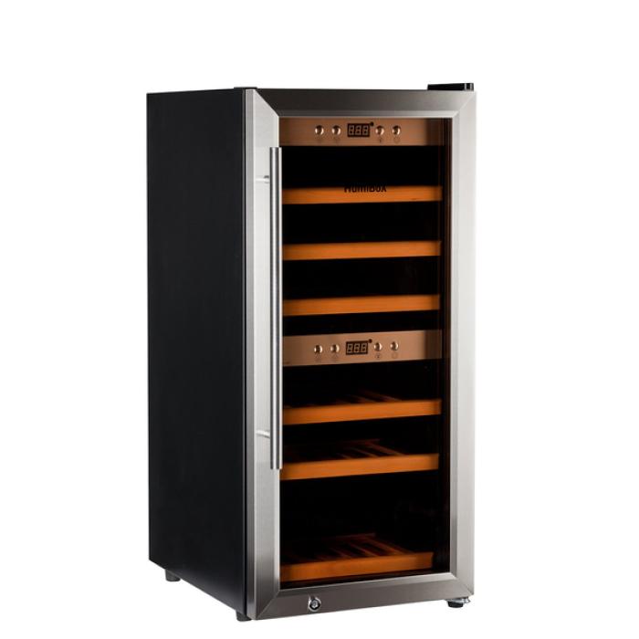 Vinotéka HUMIBOX DUO US 24 Steel