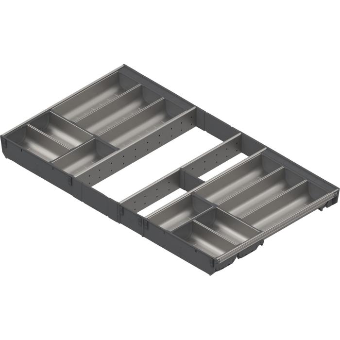 BLUM ORGA-LINE ZSI.90VEI6 příborník, sada misek pro šířku korpusu 900 mm, délka 500 mm