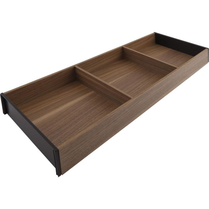 BLUM AMBIA-LINE ZC7S650RH2 široký zásuvkový rámeček, délka 650mm, ořech Tennessee
