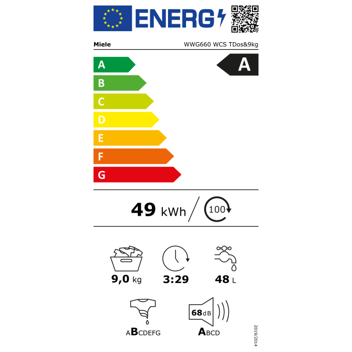 Pračka MIELE WWG 660 WCS TDos - rozbalená
