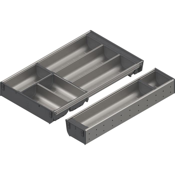 BLUM ORGA-LINE příborník ZSI.500BI1N + ZSI.500BI3, sada misek pro šířku korpusu 550-599 mm, délka 500 mm